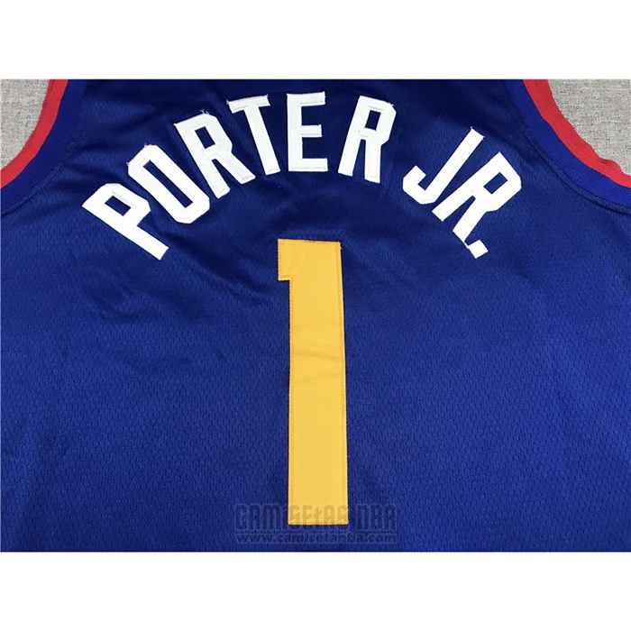 Camiseta Denver Nuggets Michael Porter JR. #1 Statement Azul